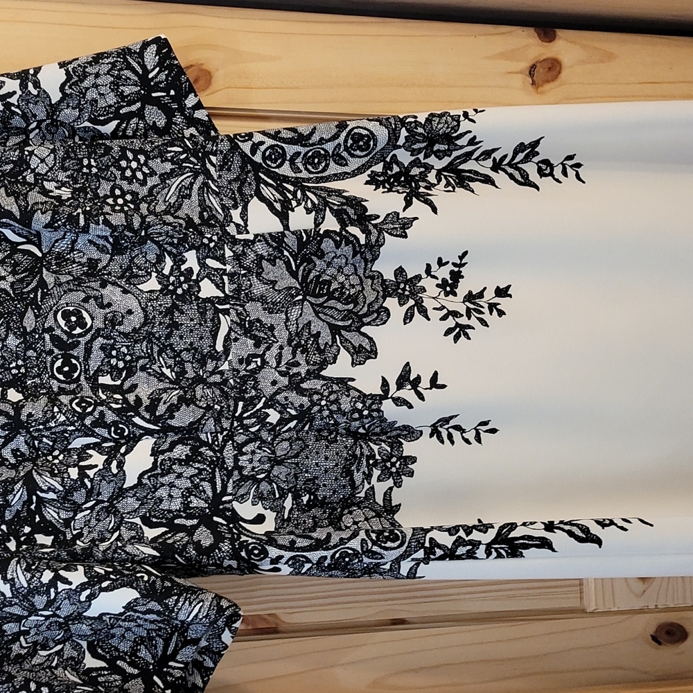 Black and white dress